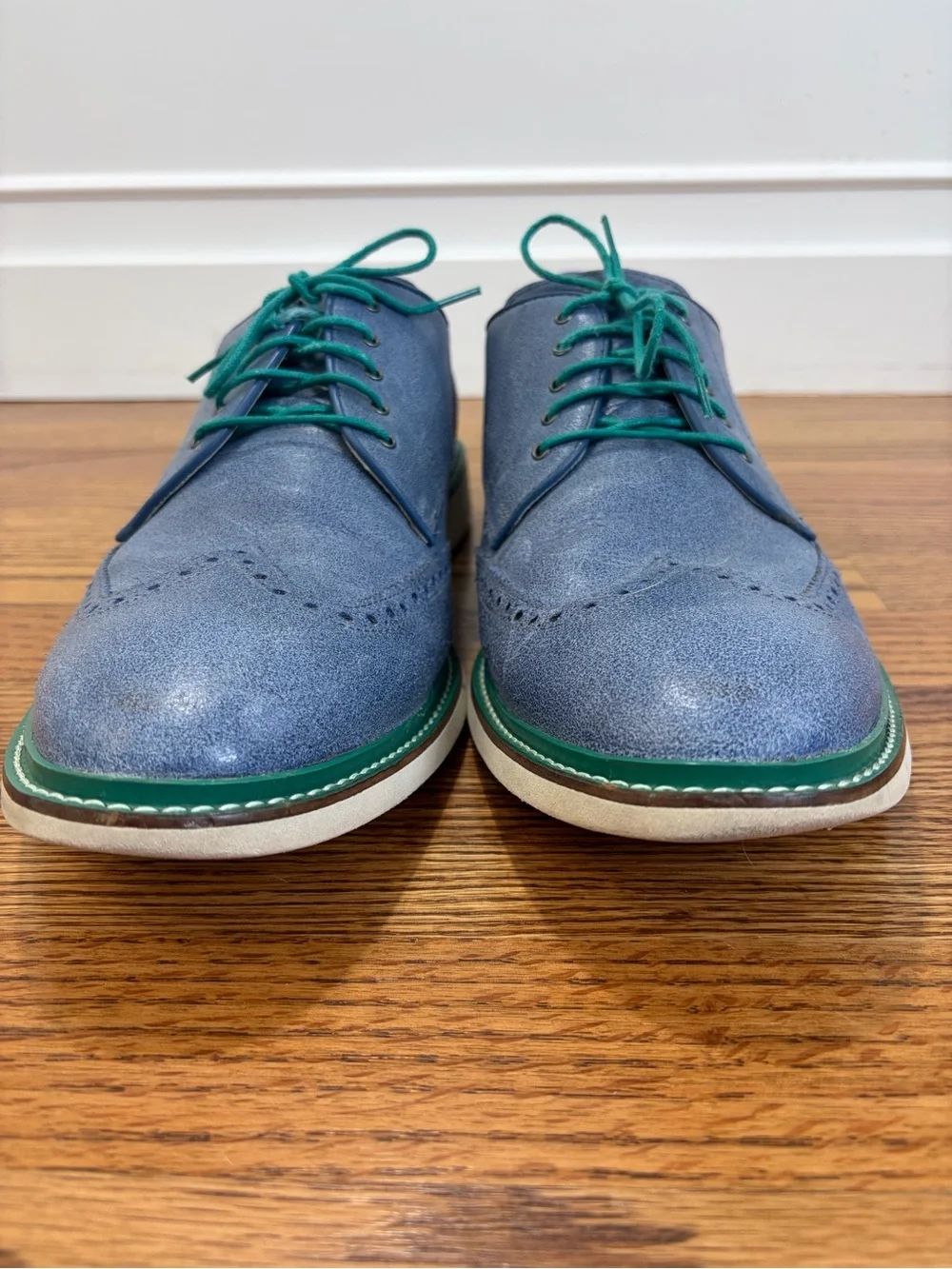 Cole Haan Air Franklin Smoke Suede Wingtip Oxford NikeAir Technology (13)